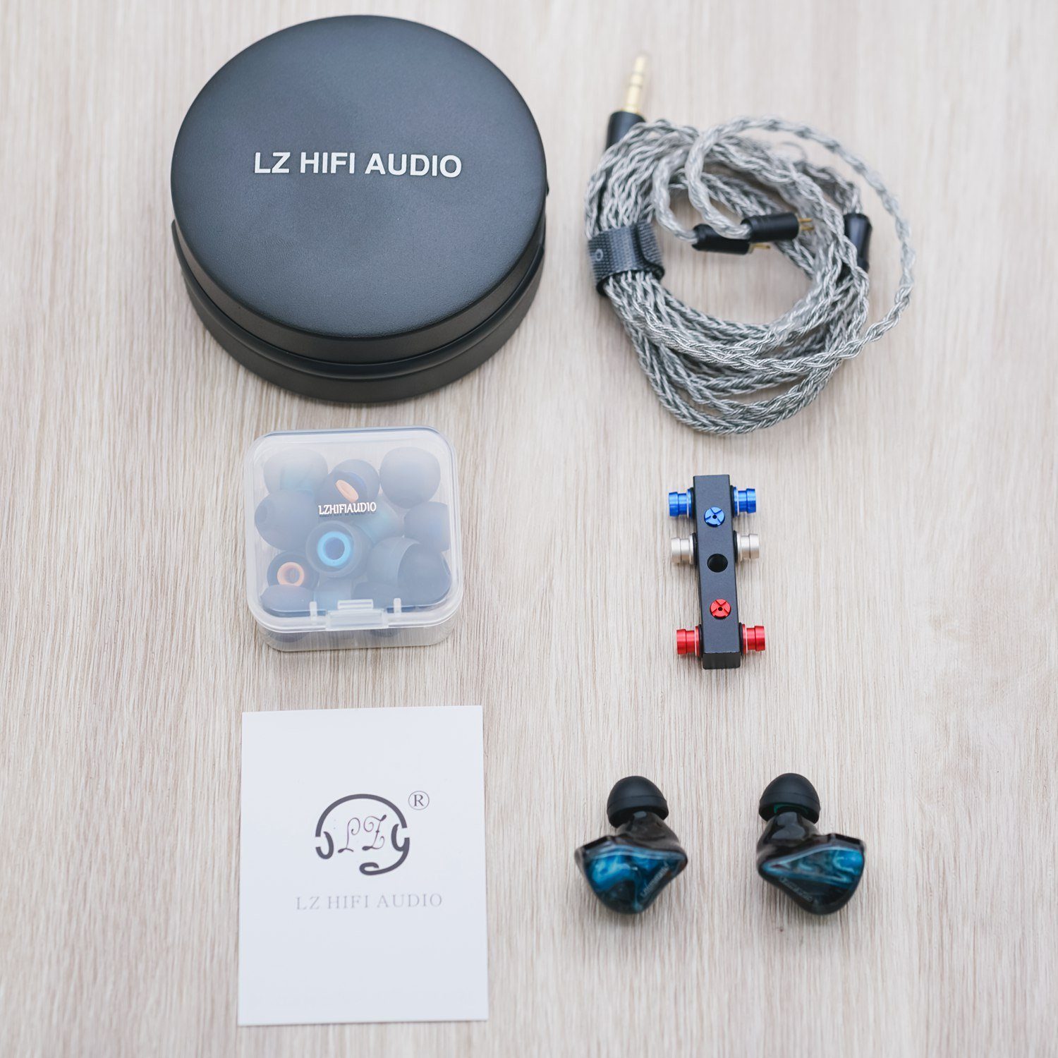 LZ A4 PRO 1 CNT Diaphragm DD + 3 Knowles BA Hybrid HIFI In-Ear Earphone HiFiGo
