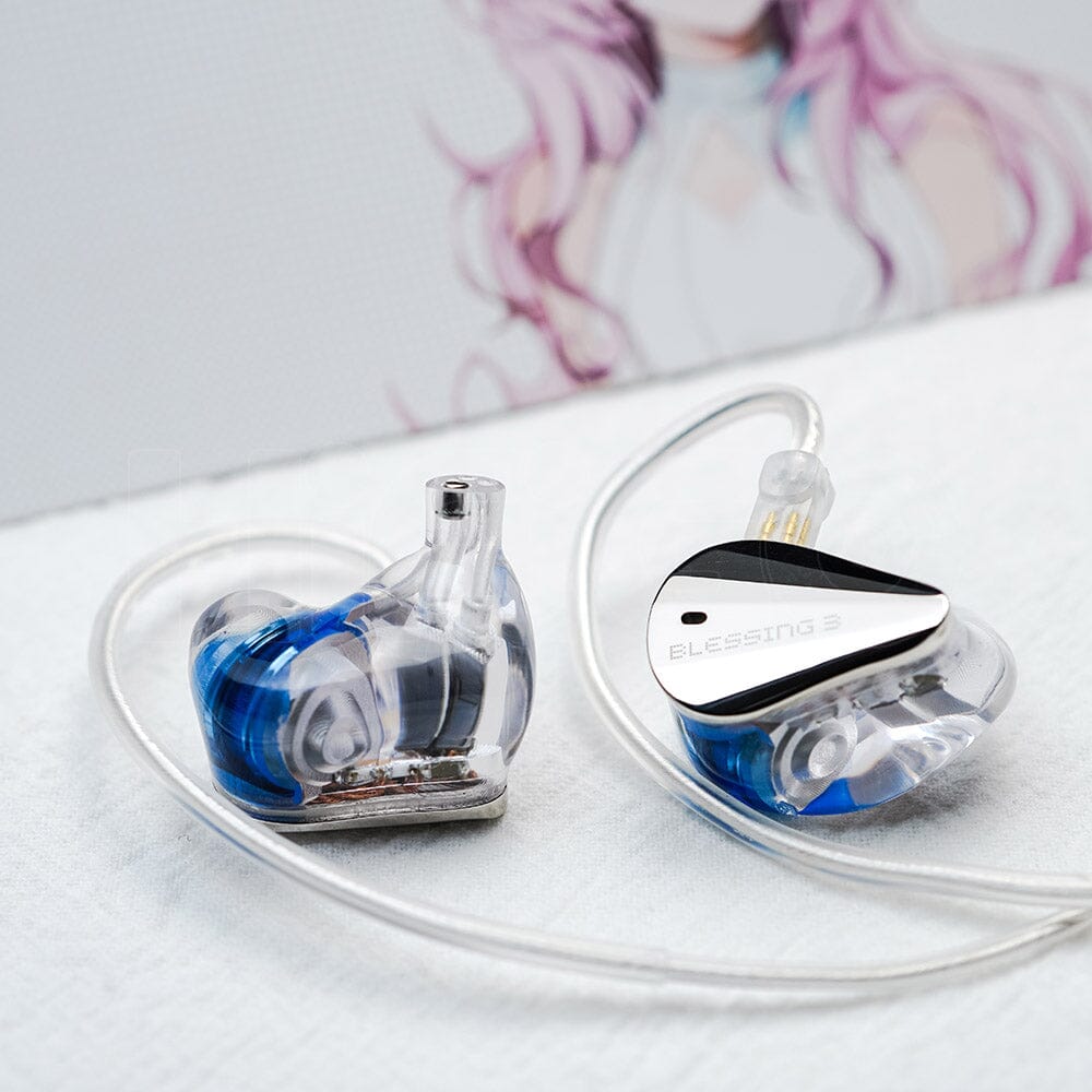 Moondrop Blessing3 / Blessing 3 2DD + 4BA Hybrid In-Ear Monitors Earphone HiFiGo