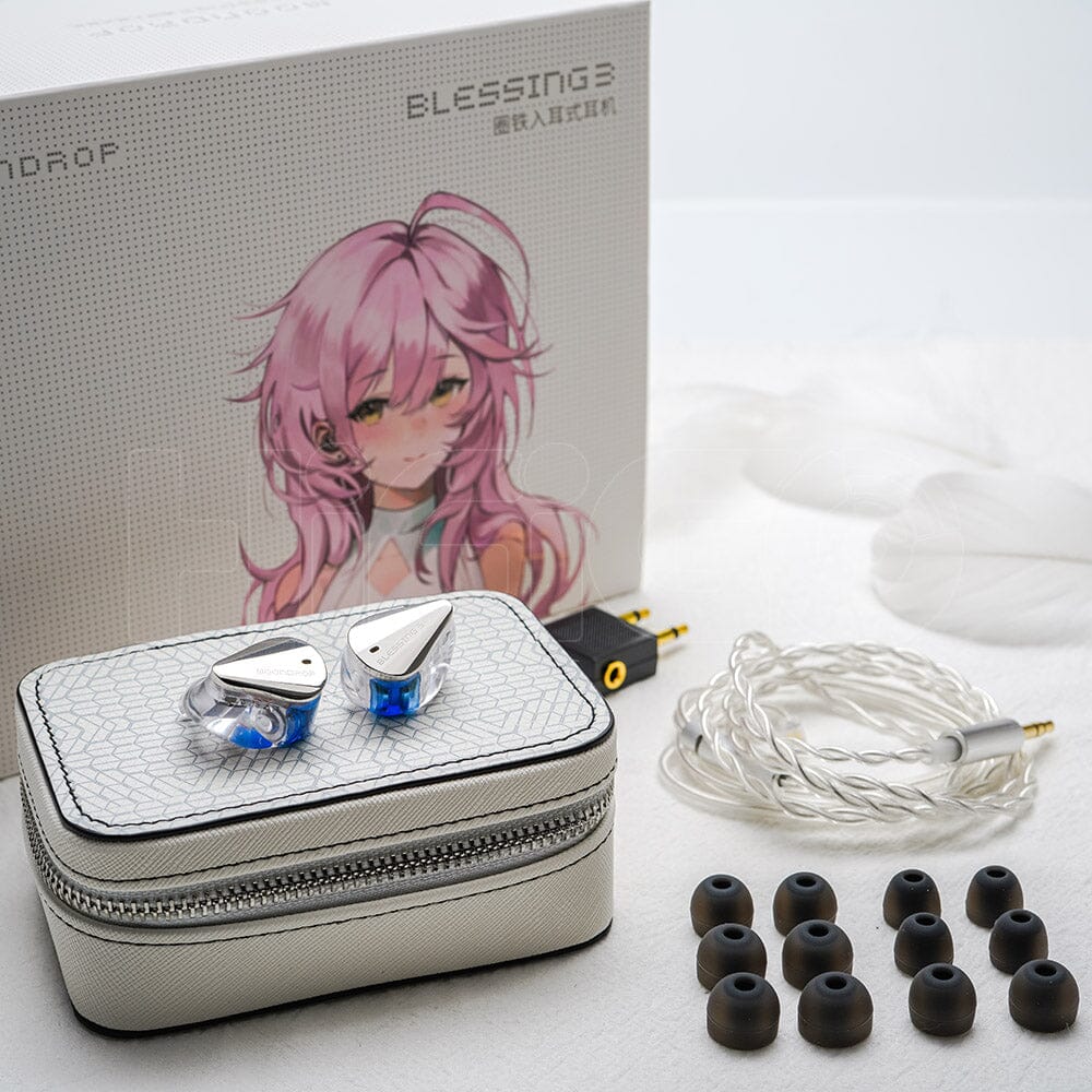 Moondrop Blessing3 / Blessing 3 2DD + 4BA Hybrid In-Ear Monitors Earphone HiFiGo