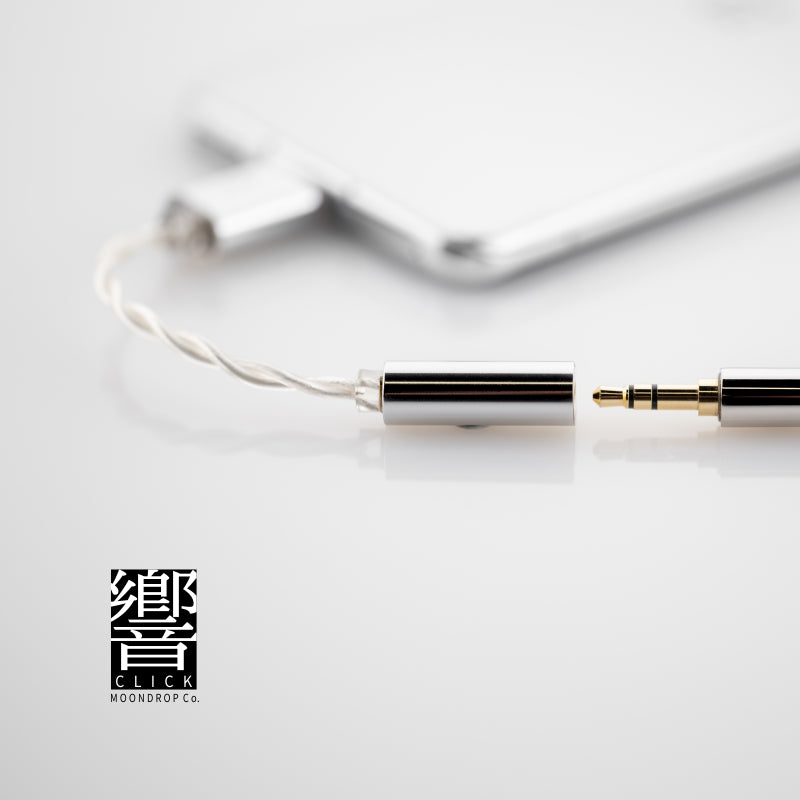 Moondrop Click Entry-level Type-C To 3.5mm Mini USB Lightweight DAC/AMP HiFiGo