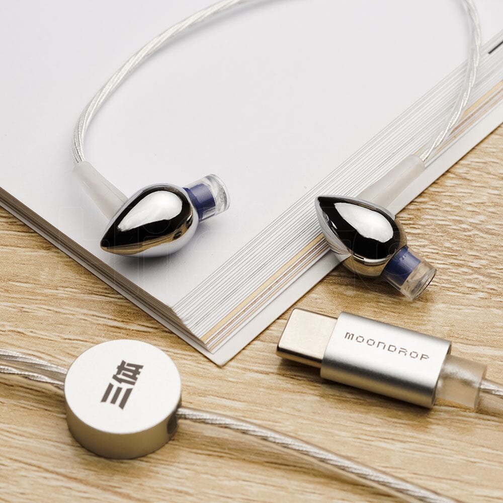 Moondrop Droplet USB-C Balanced Armature Driver Earphone Earphone HiFiGo