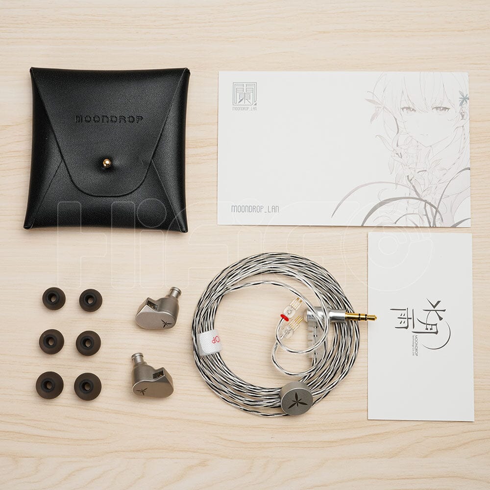 Moondrop LAN 10mm Dual-Cavity Dynamic Driver IEM With Interchangeable Cable Earphone HiFiGo