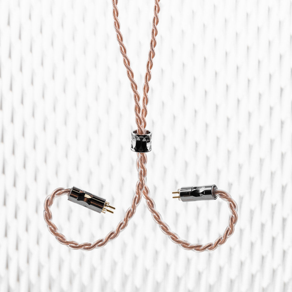 Moondrop LINE T 6N Single Crystal Copper 196-Core Litz Structure Earphone Upgrade Cable HIFiGO