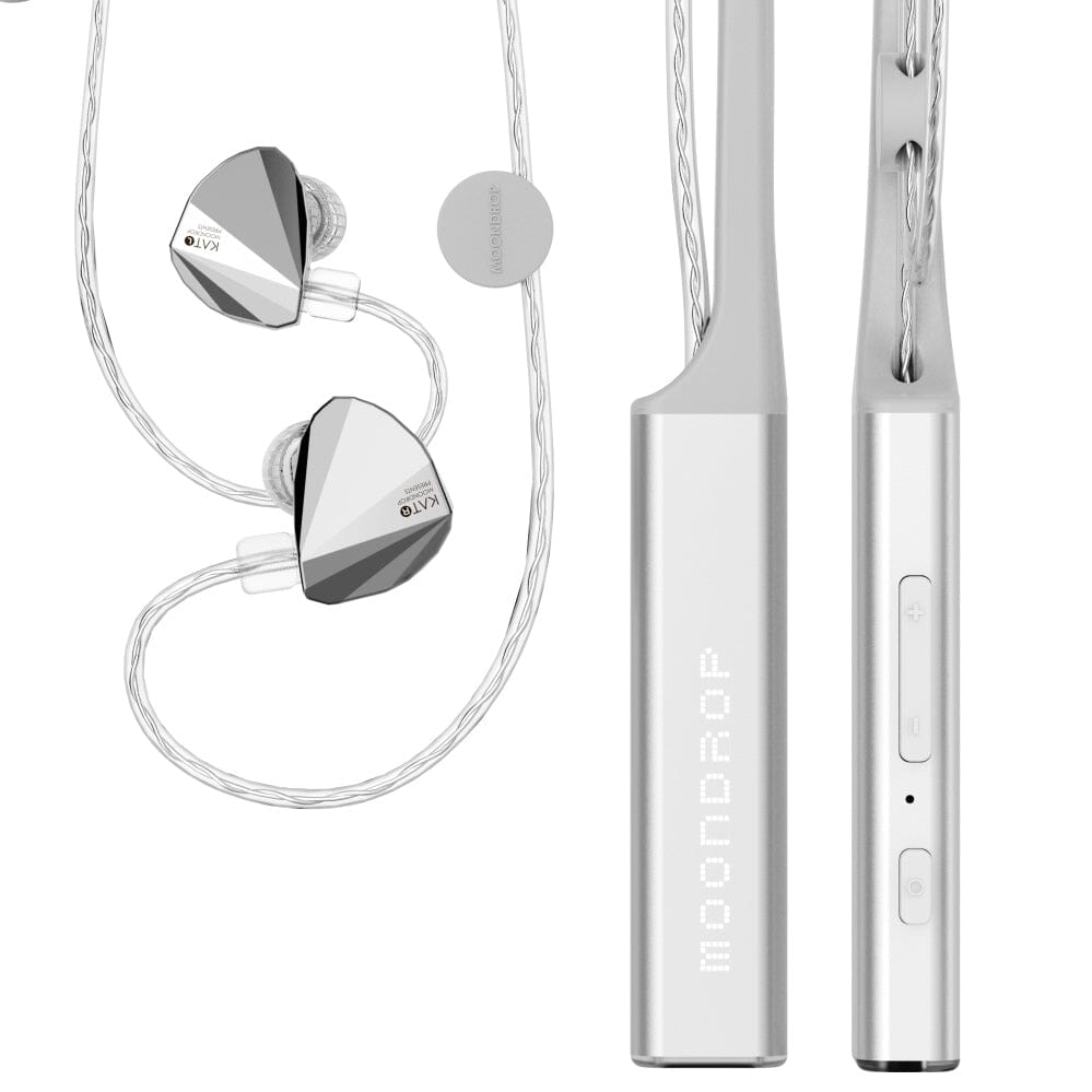 Moondrop Little White Flagship Performance Wireless Neckband Bluetooth 5.2 Earphone Cable With Type-C Plug HiFiGo