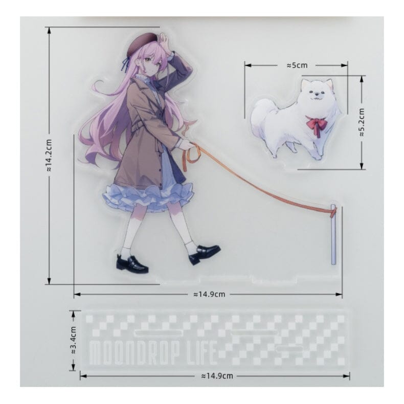 MOONDROP New Acrylic Earphone Stand IEM Accessories 4rd Gen Holder HiFiGo