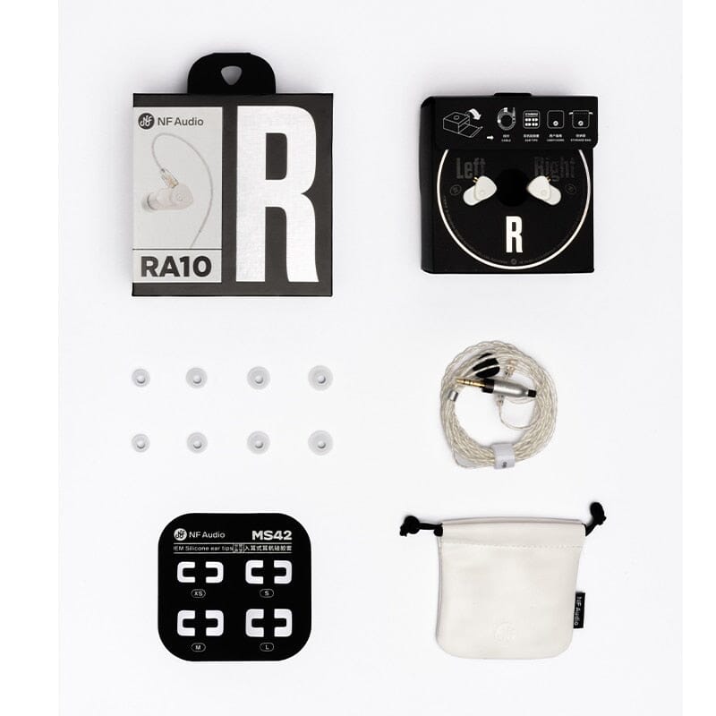 NF Audio RA10 Micro Dynamic Driver In-Ear Monitors IEMs Earphone HiFiGo