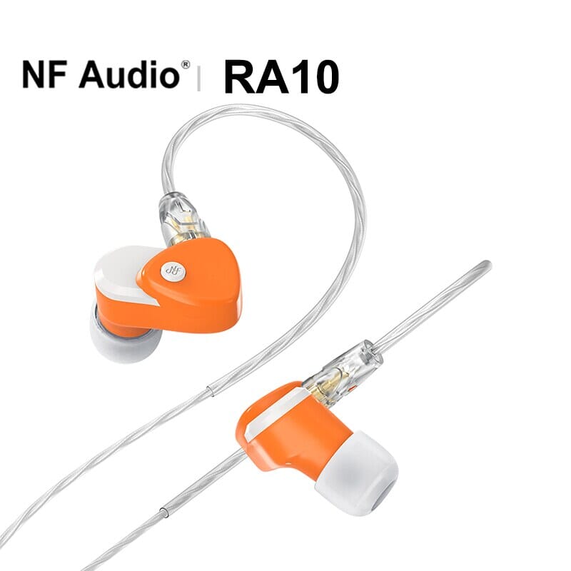 NF Audio RA10 Micro Dynamic Driver In-Ear Monitors IEMs Earphone HiFiGo