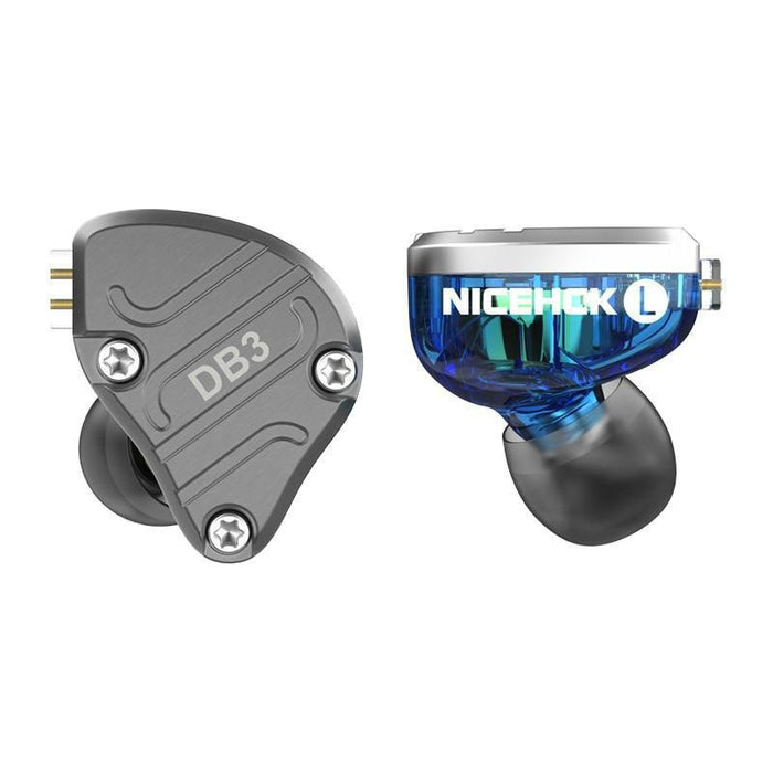 NICEHCK DB3 1BA+2DD Hybrid 3 Driver Units In Ear Earphone Monitor HiFiGo 