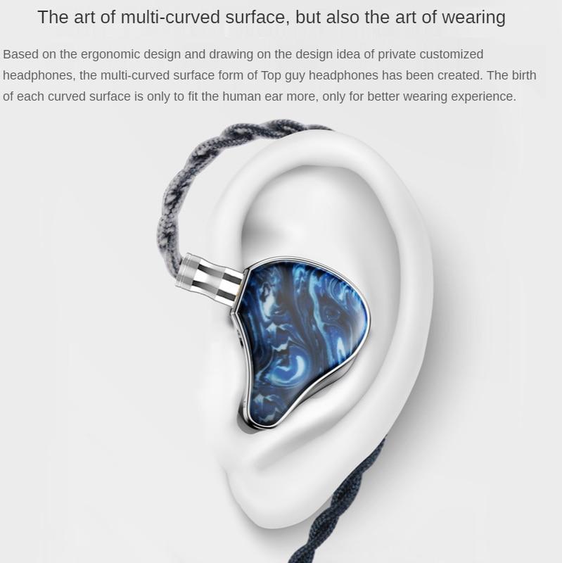 Nicehck Topguy Flagship Titanium Magnesium In-Ear Earphone HiFiGo