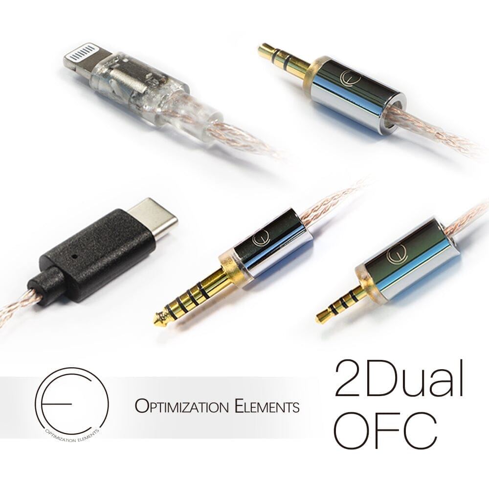 OE Audio 2DualOFC High-Fidelity Earphone Cable Earphone Cable HiFiGo 3.5mm 0.78mm 2pin
