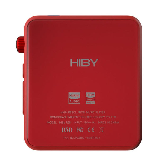 Pre-Order HiBy R2 II Portable Digital Audio Player Audio Player HiFiGo Red 