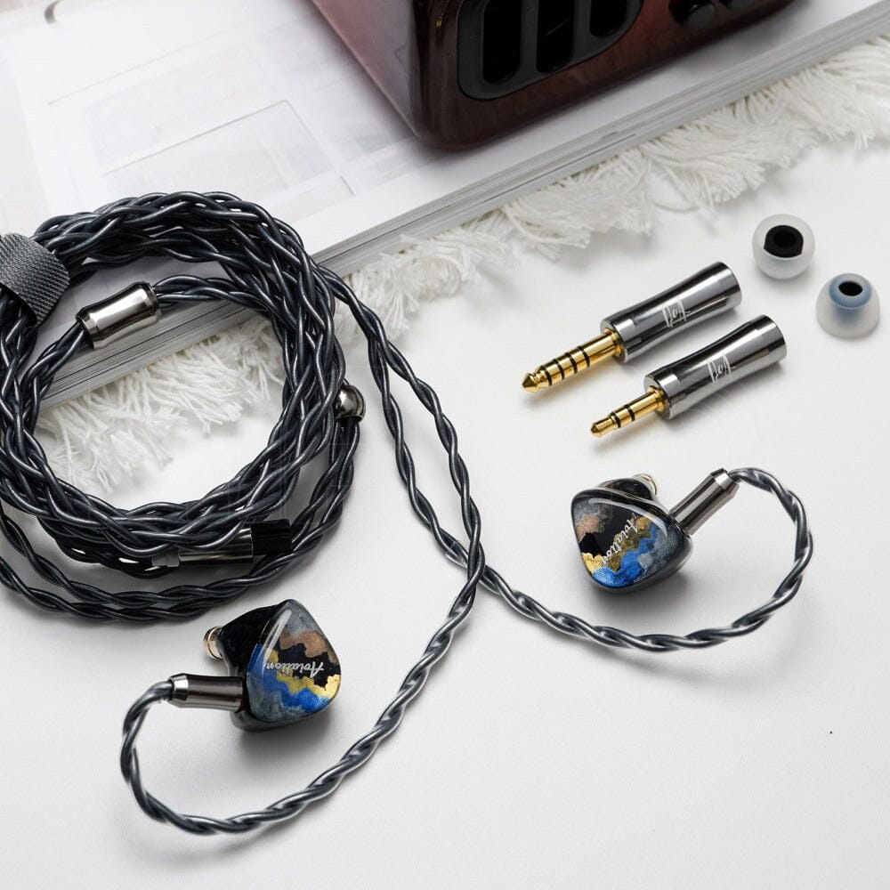 QoA Aviation 3 Knowles BA+1 DD Hybrid In-Ear Monitors HiFiGo