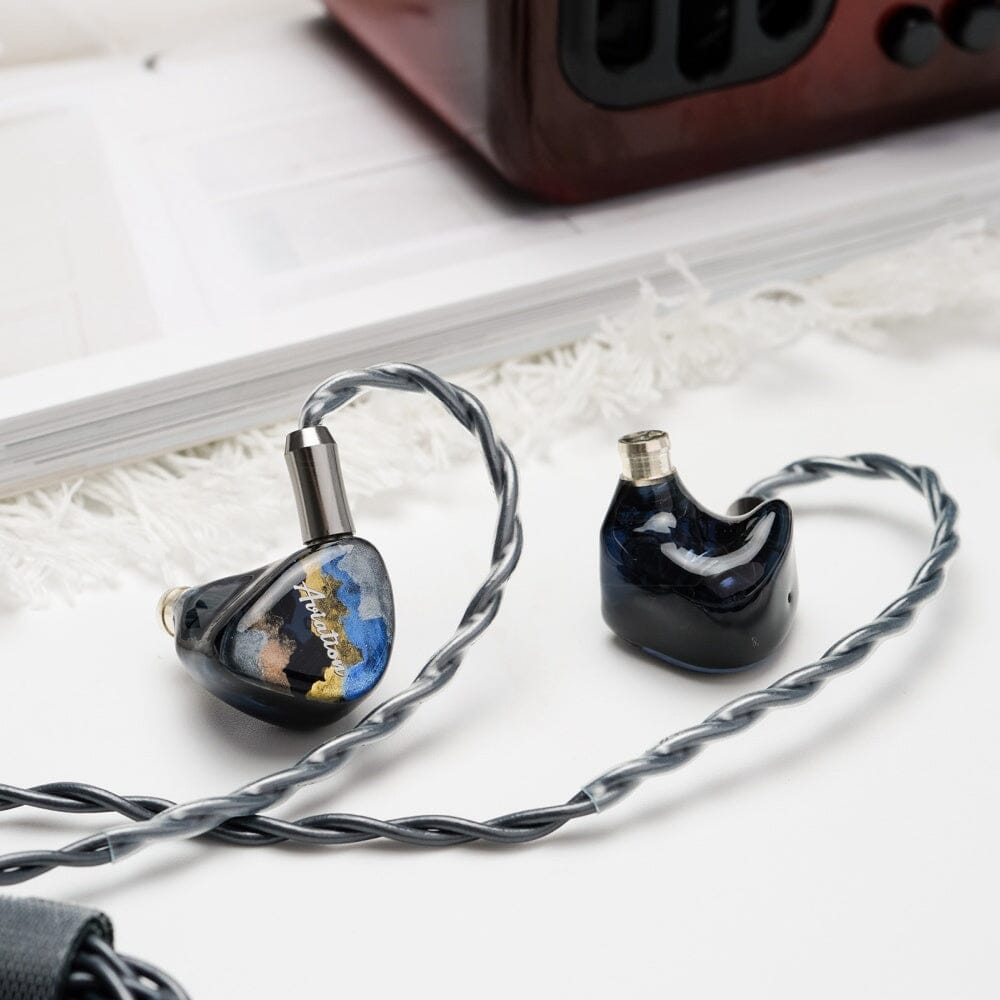 QoA Aviation 3 Knowles BA+1 DD Hybrid In-Ear Monitors HiFiGo
