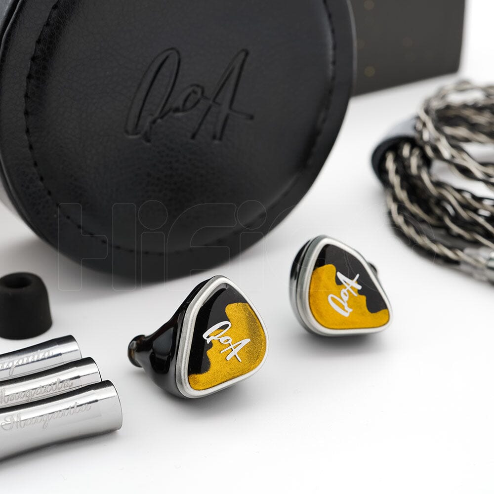 QoA Margarita 2 Sonions EST + 1BA + 7mm DD In Ear Earphone HiFiGo