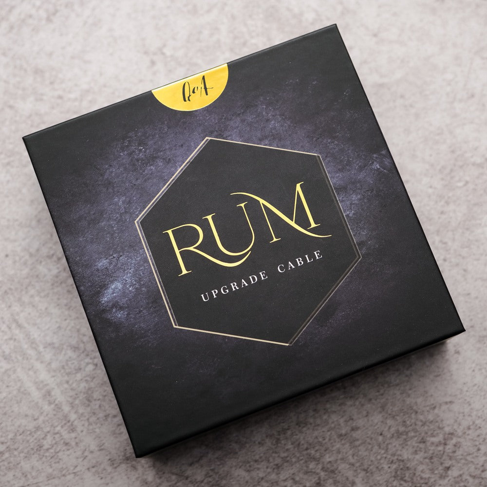 QoA RUM Silver Plated OCC Earphone Cable MMCX / 0.78mm HiFiGO