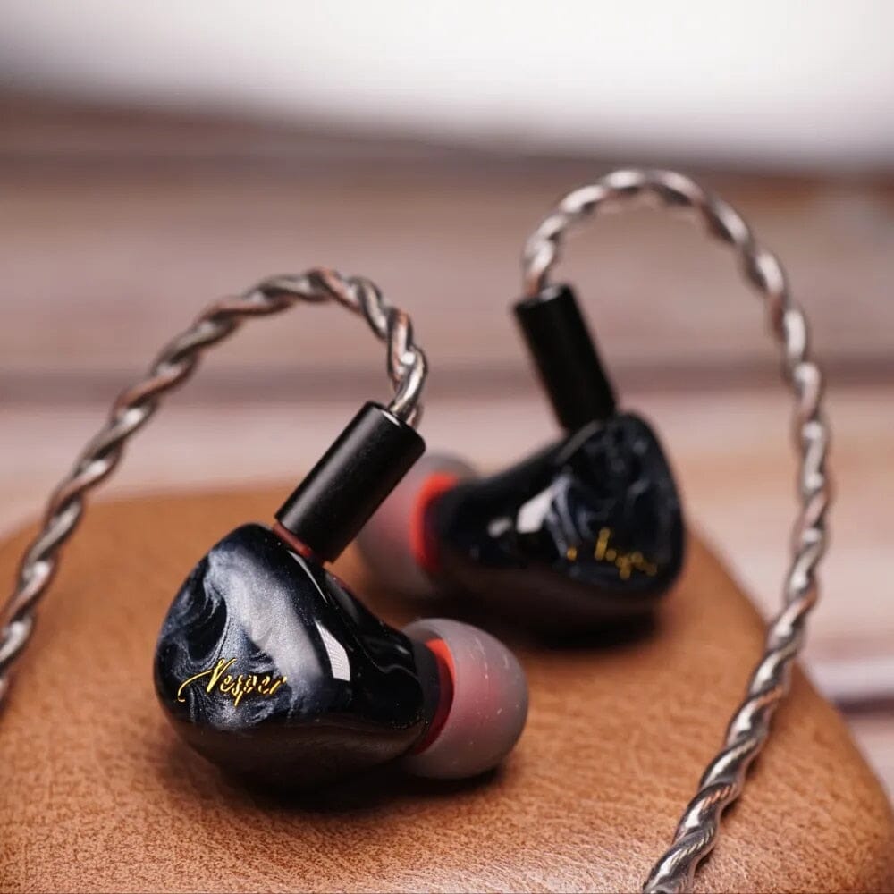 QoA Vesper 1DD 10mm + 1BA Knowles Hybird Driver In Ear Earphone HiFiGo