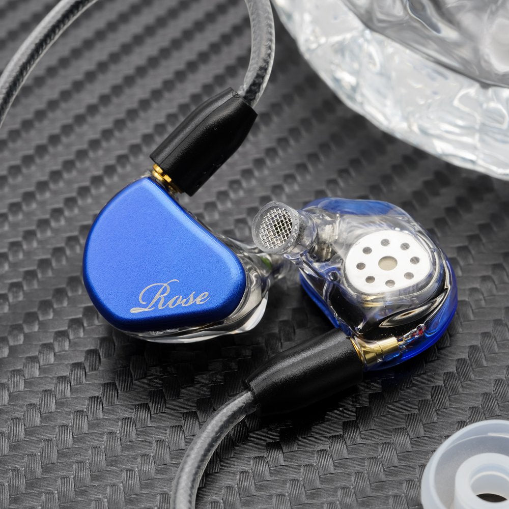 Rose Technics QT7 PRO 2 DD+BA 3 Units Hybrid Drivers In-Ear Hi-Fi