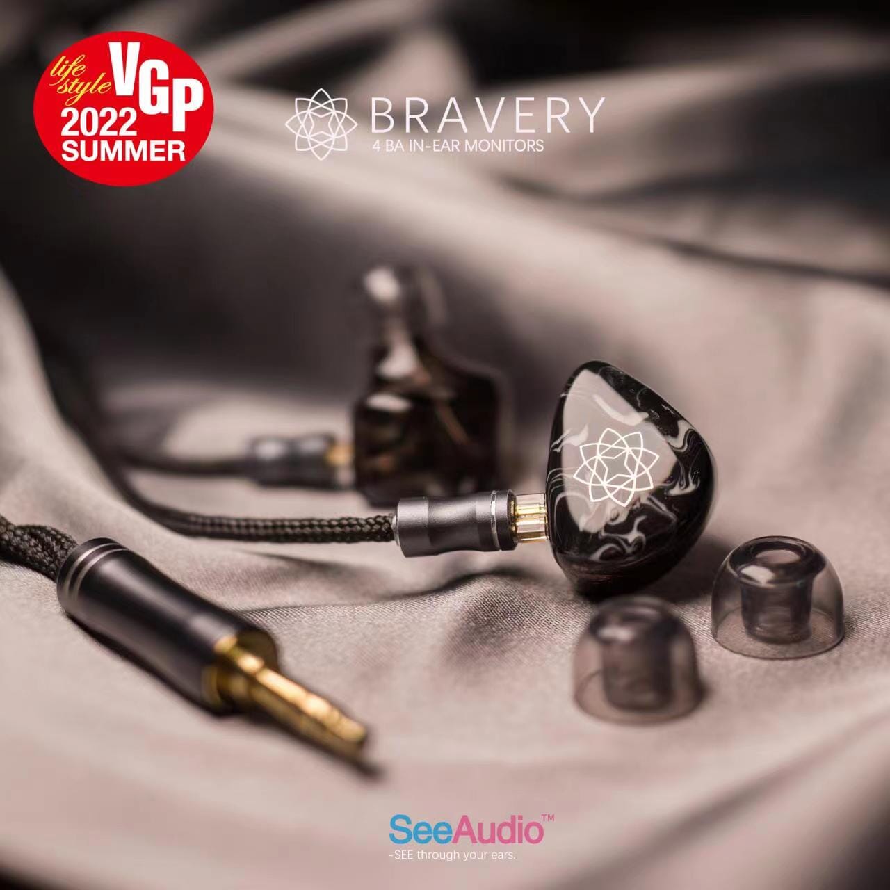 SeeAudio Bravery 4BA In-Ear Monitors HiFiGo