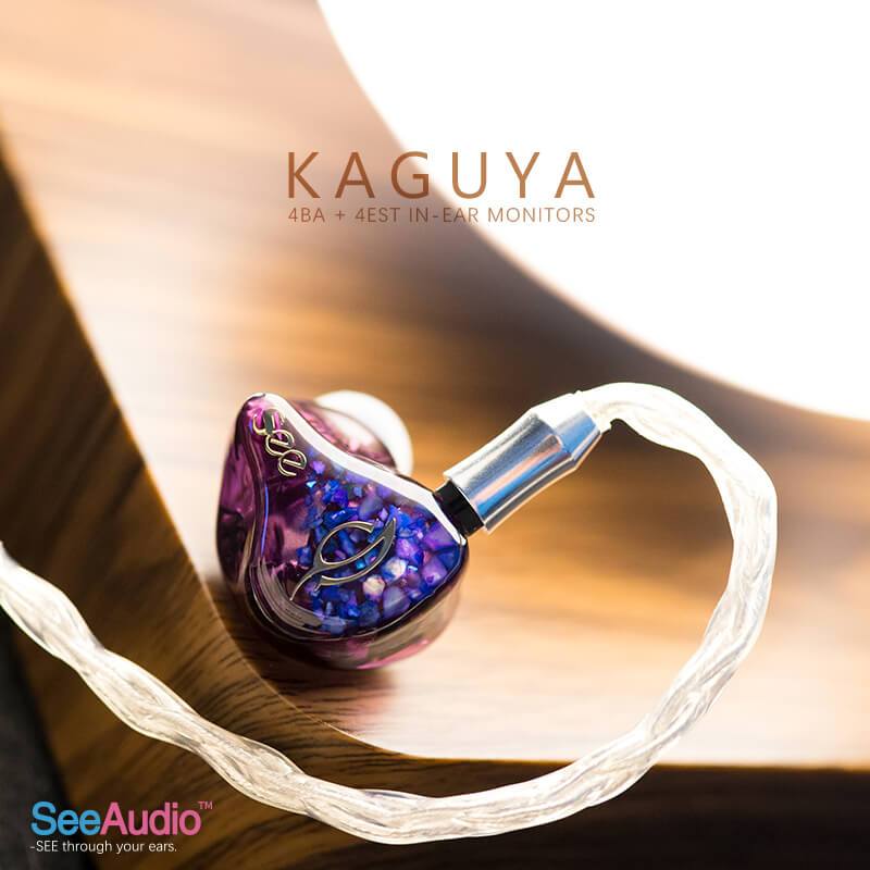 SeeAudio Kaguya 4BA + 4EST In-Ear Monitors IEMs Earphone Earphone HiFiGo