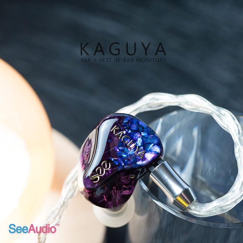 SeeAudio Kaguya 4BA + 4EST In-Ear Monitors IEMs Earphone Earphone HiFiGo