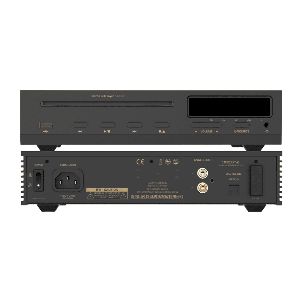 SHANLING CD80 High-performance ES9219MQ DAC Chip Bluetooth Hi-Fi CD Player HiFiGo