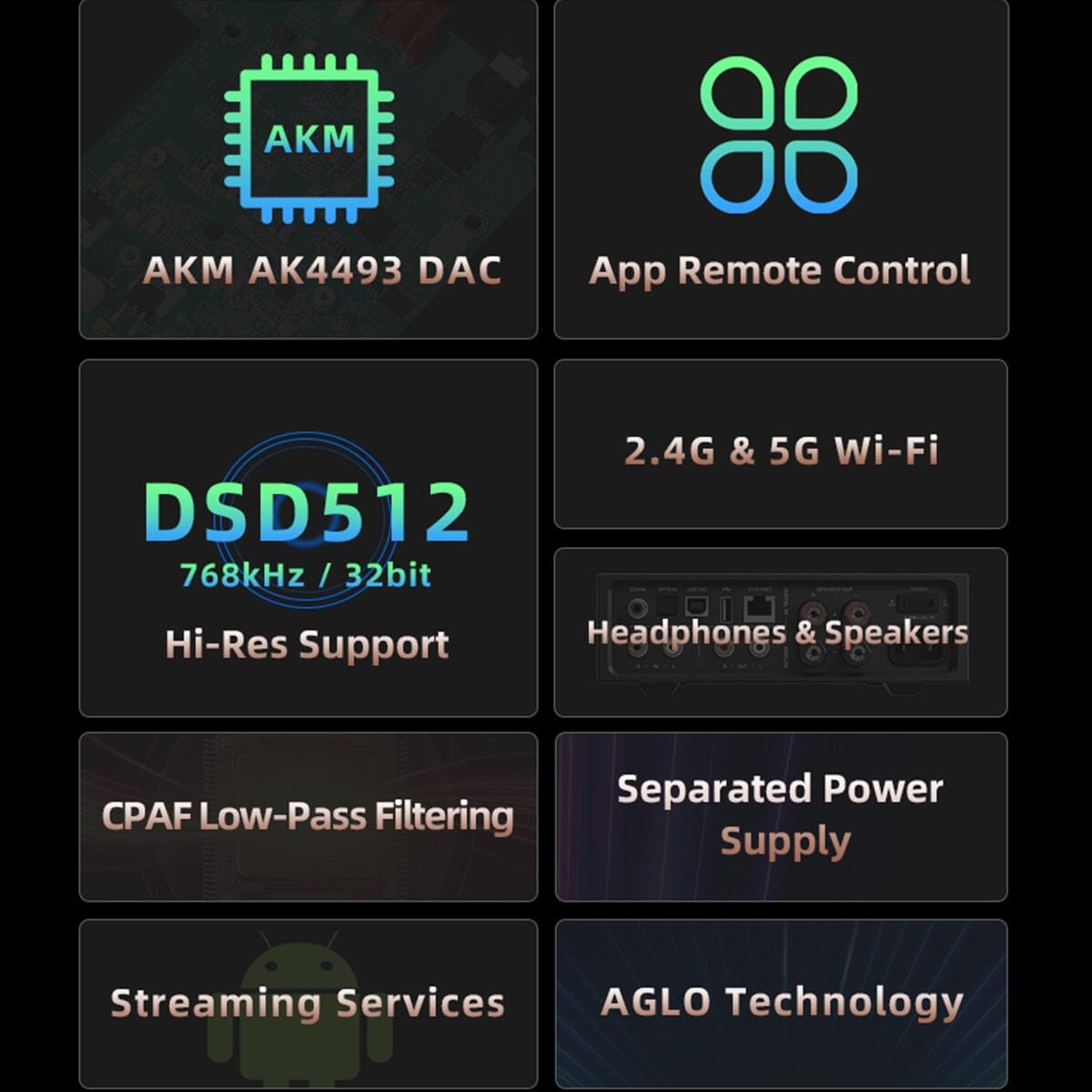 SHANLING EA5 PLUS Desktop Streamer All-In-One Music Centre HiFiGo