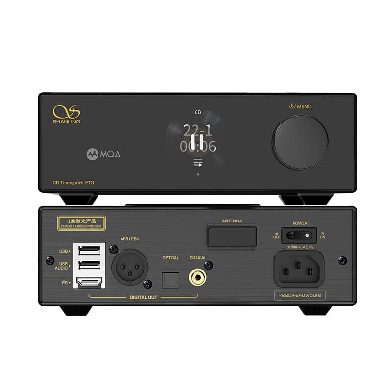 SHANLING ET3 CD Transport Player Full-Featured Digital Turntable HiFiGo