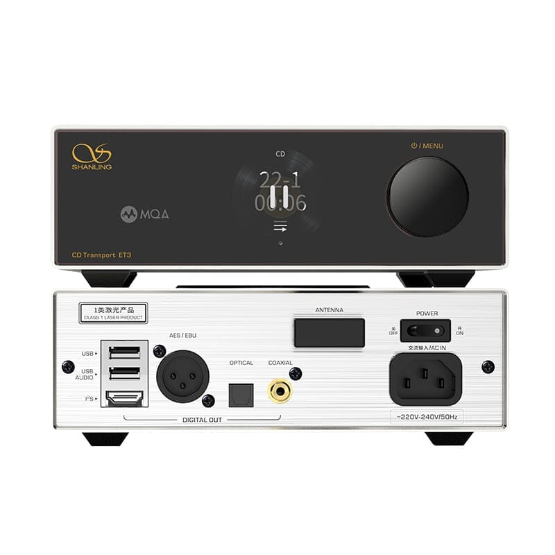 SHANLING ET3 CD Transport Player Full-Featured Digital Turntable HiFiGo