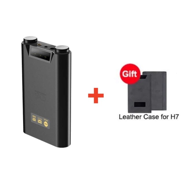 SHANLING H7 AK4191EQ AK4499EX High-End Portable DAC & AMP Headphone Amplifier Headphone AMP DAC HiFiGo H7 Black+Gift Leather Case