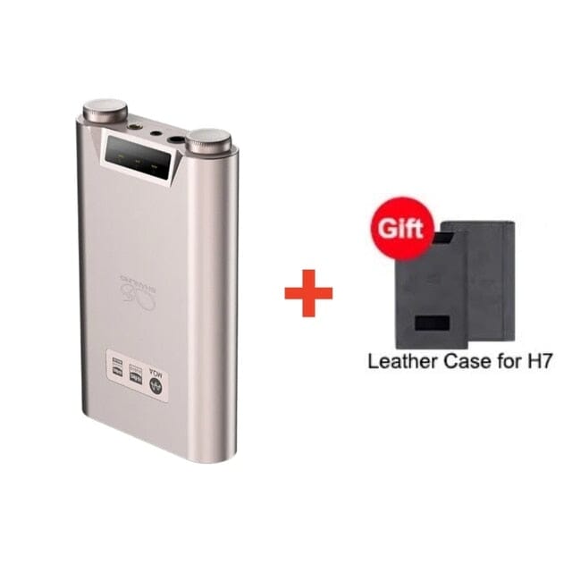 SHANLING H7 AK4191EQ AK4499EX High-End Portable DAC & AMP Headphone Amplifier Headphone AMP DAC HiFiGo H7 Titanium+Gift Leather Case