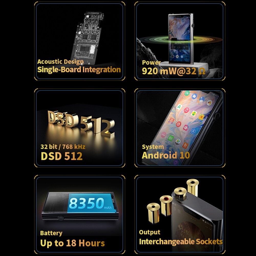 Shanling M9 Flagship Portable Music Player HiFiGo