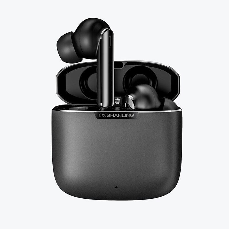 SHANLING MTW200 TWS Ture Wireless Bluetooth 5.2 Earphone 10mm Dynamic Driver IEMs HiFiGo MTW200-Gray