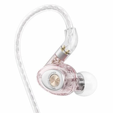 SIMGOT EM2 ROLTION 1DD+1BA Hybrid In-Ear Earphone IEMs HiFiGo Pink CN