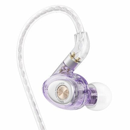 SIMGOT EM2 ROLTION 1DD+1BA Hybrid In-Ear Earphone IEMs HiFiGo Purple CN