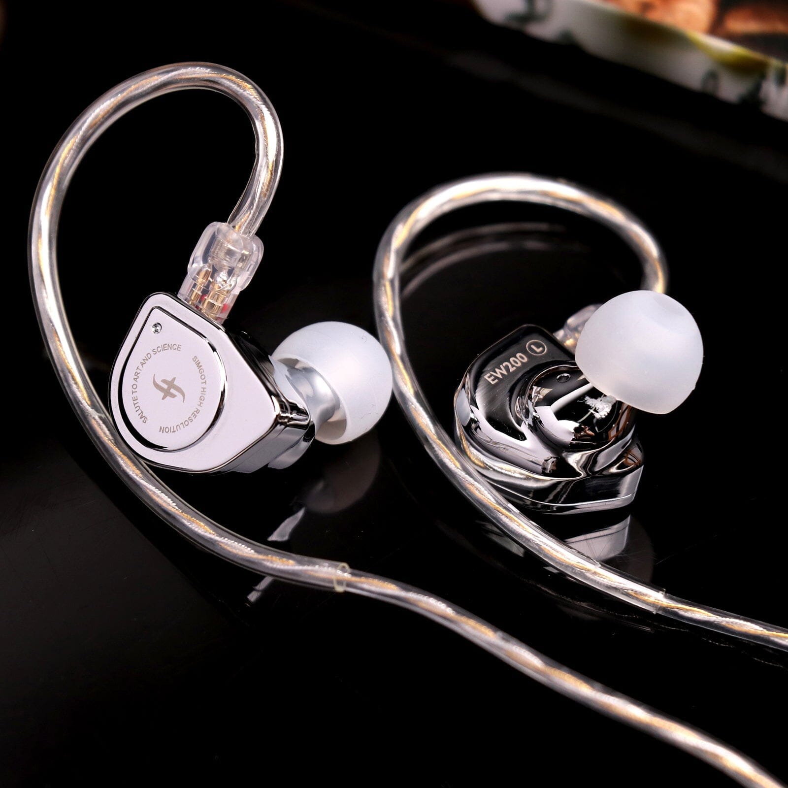 SIMGOT EW200 10mm Dynamic Driver In-Ear Earphones HiFiGo