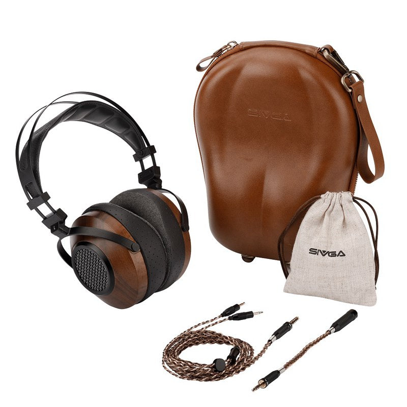 SIVGA SV023 Open Back Walnut Wooden Dynamic Driver Hi-Fi Headphone HiFiGo