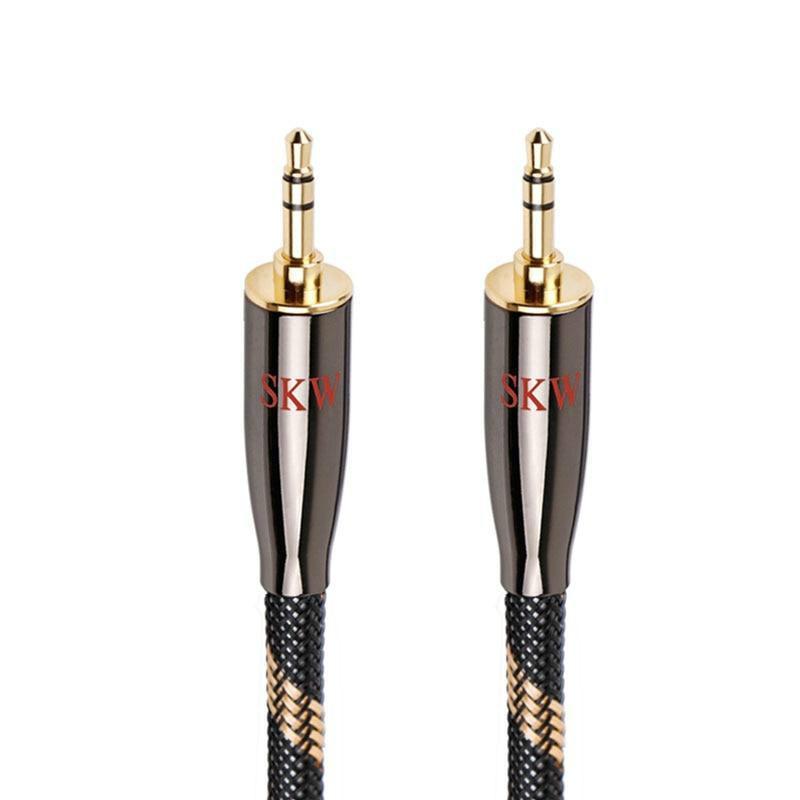 SKW AUX Cable 3.5MM Jack To 3.5MM Jack for Huawei Smartphone Tablet Portable CD MP3 Player Audio Cable HiFiGo
