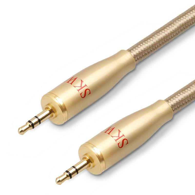 SKW AUX Cable 3.5MM To 3.5MM Jack Audio Cable for Headphone IPhone Andorid Smartphone Car Audio Cable HiFiGo