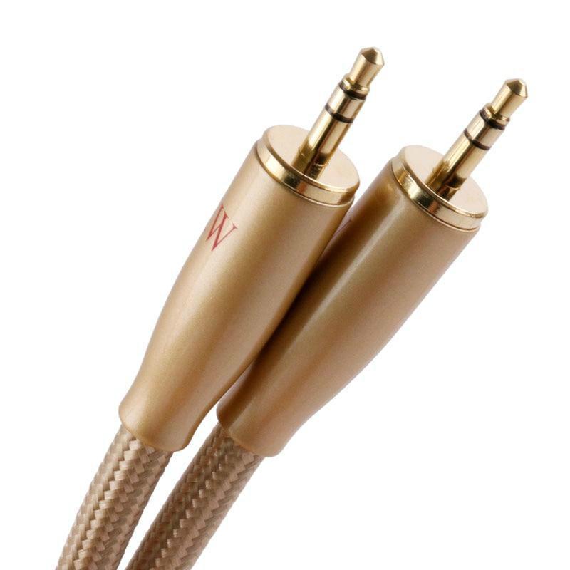 SKW AUX Cable 3.5MM To 3.5MM Jack Audio Cable for Headphone IPhone Andorid Smartphone Car Audio Cable HiFiGo