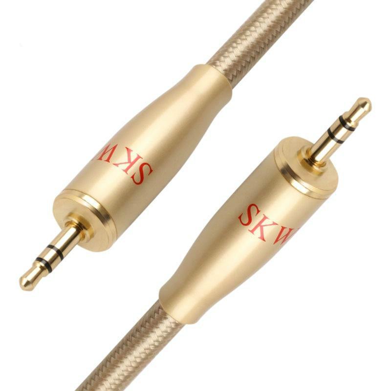 SKW AUX Cable 3.5MM To 3.5MM Jack Audio Cable for Headphone IPhone Andorid Smartphone Car Audio Cable HiFiGo