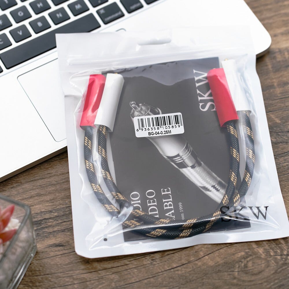 SKW BG04 2RCA to 2 RCA Male to Male Cable Audio Cable HiFiGo