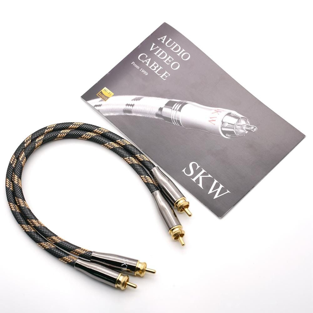 SKW BG04 2RCA to 2 RCA Male to Male Cable Audio Cable HiFiGo