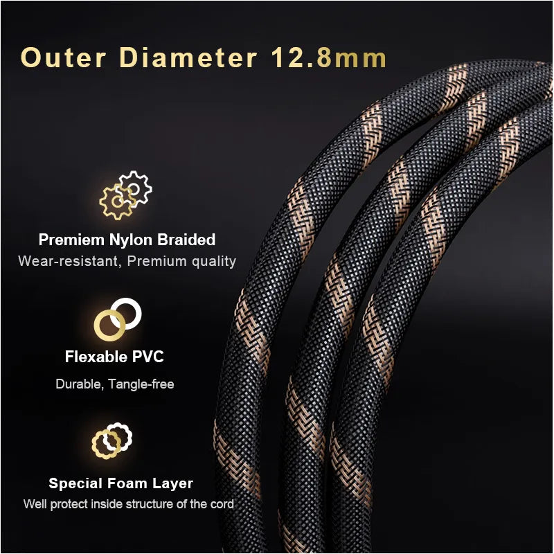 SKW BG04A 2RCA To 2RCA Audio Cable 6N OCC Audio Cable HiFiGo