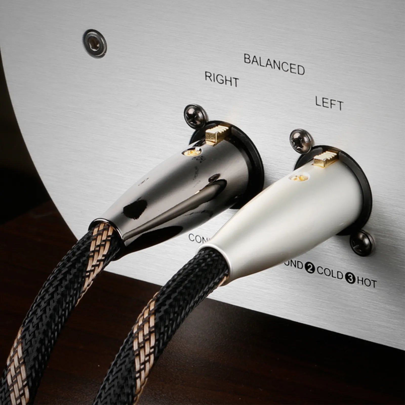 SKW BG09 - 3 Pin XLR Male To Female 6N OCC Cable ( Pair ) Audio Cable HiFiGo