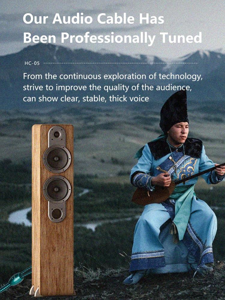 SKW HC-05 OFC Conductor Speaker Audio Cable HiFiGo