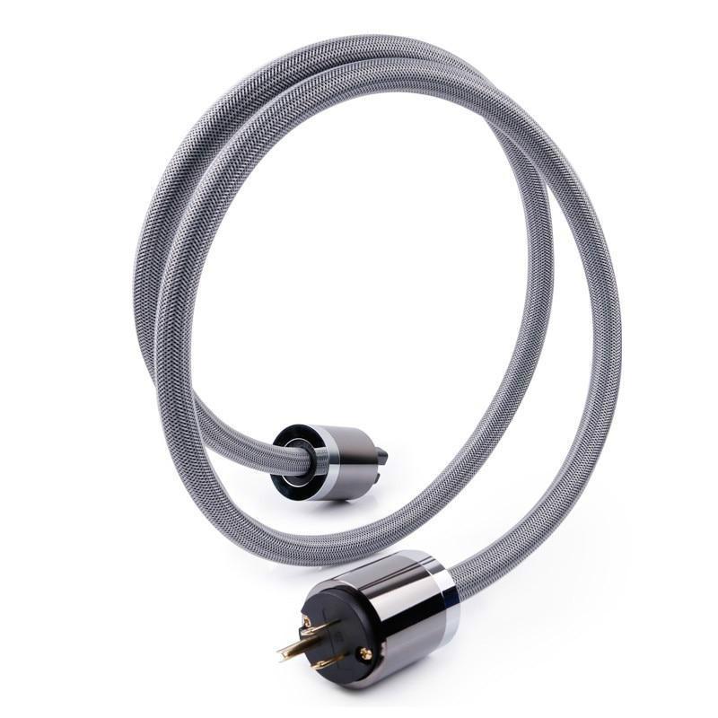 SKW HIFI Power Cord With US/EU Type Plug Power Cable for Power Filter Turntable Amplifier CD Player DAC Audio Cable HiFiGo