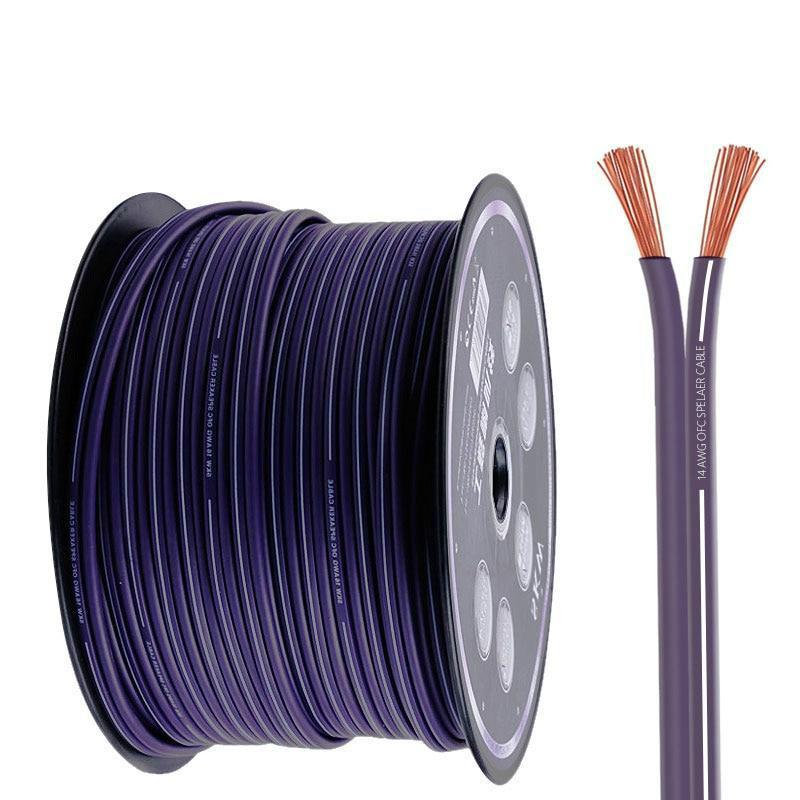 SKW LoudSpeaker Audio Cable DIY 14AWG And 16AWG With 2 Conductors In Wall for TV/DV AV Home Theater Car Audio Cable HiFiGo