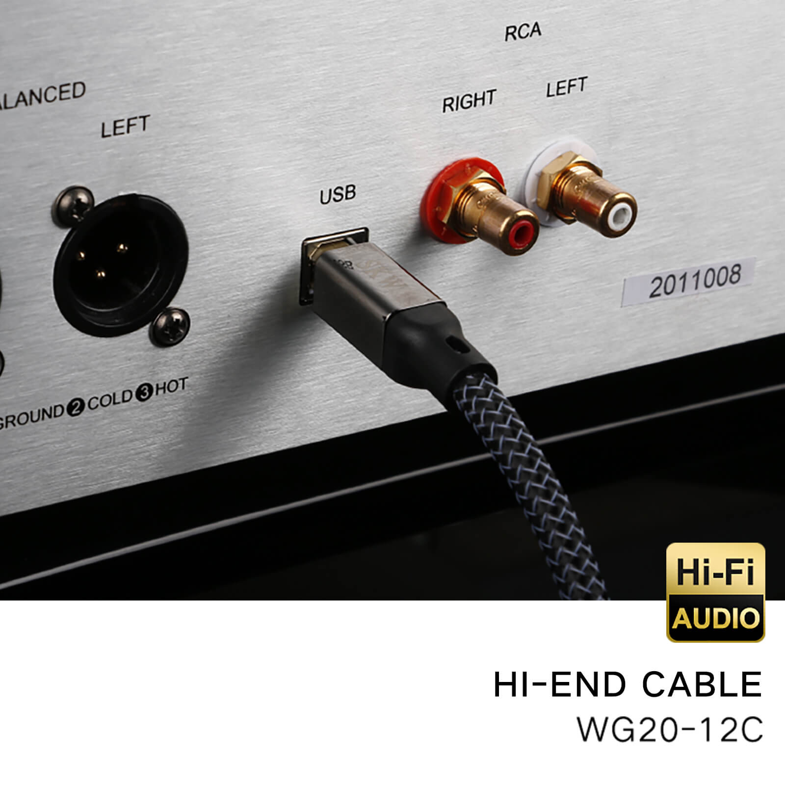 SKW Type-c To USB B Audio Cable HiFiGo