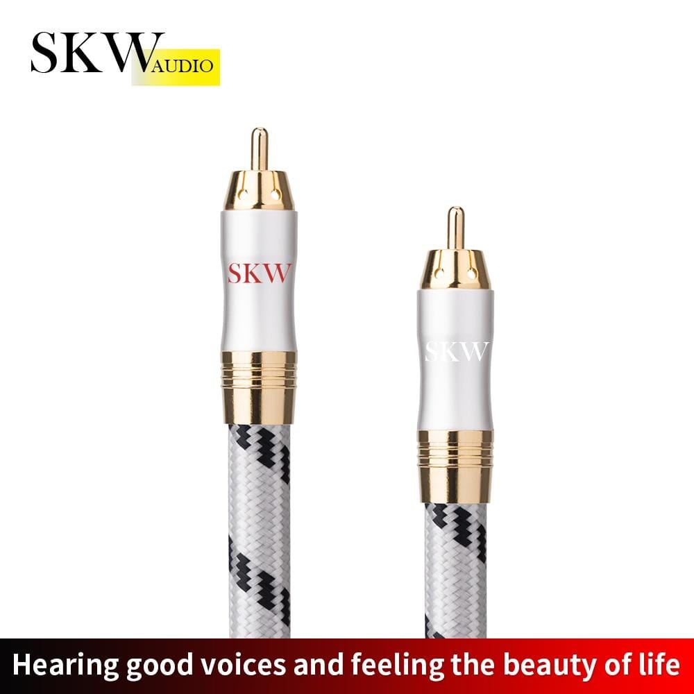 SKW WG-1901 RCA Cable 1RCA to 1RCA/2RCA to 2RCA Audio Cable HiFiGo