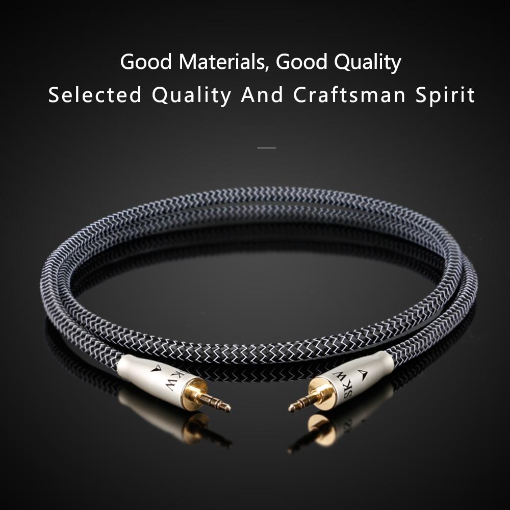 SKW WG20-02 Silver Plating On OCC Conductor Audio Cable HiFiGo